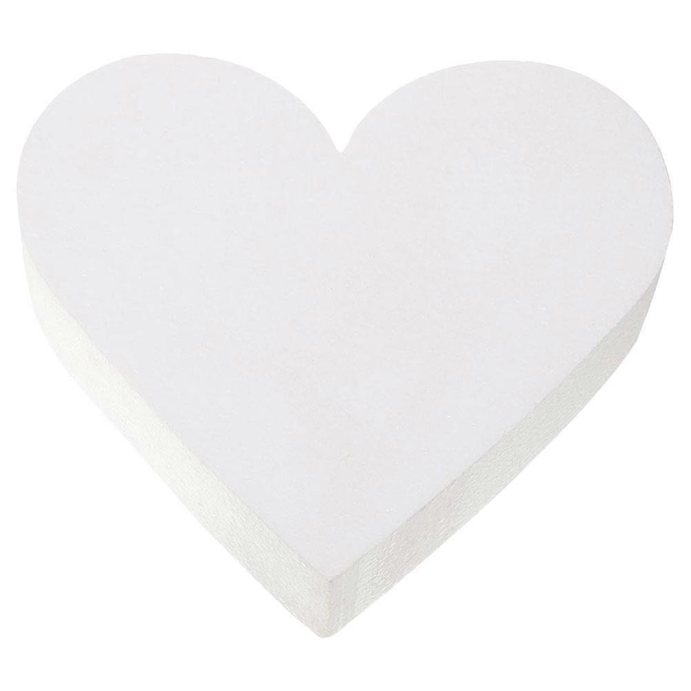 Foams Cake Decorating Model Heart Shape for Practicing White