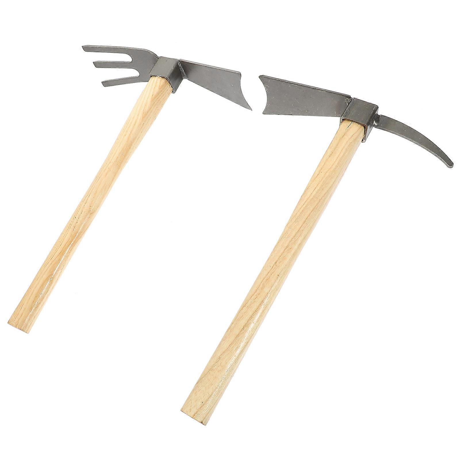 Durable Gardening Hoe 2Pcs Outdoor Tools for Vegetable Farming