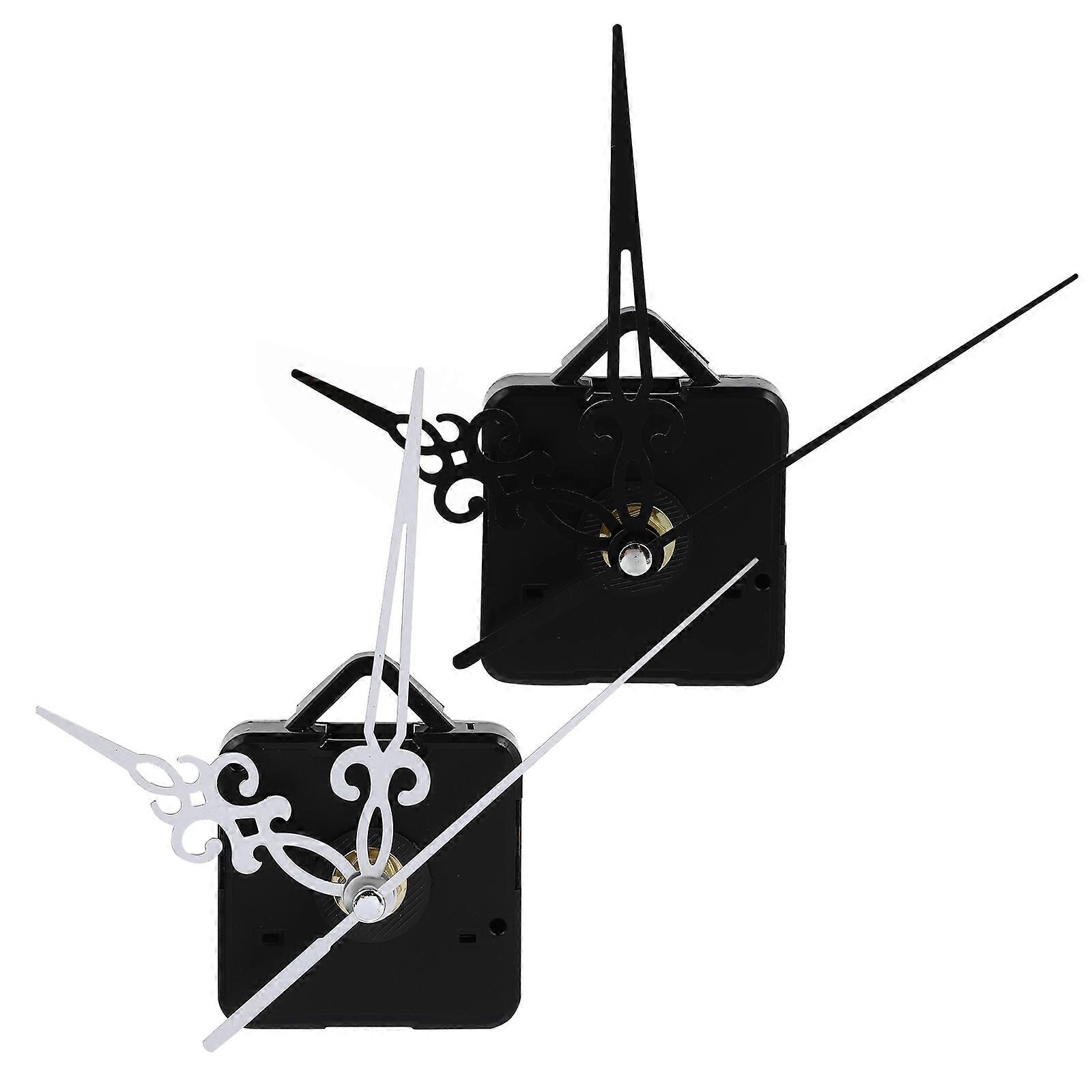 Plastic DIY Silent Clock Mechanism Precise Movement for Clock Use 2Pcs