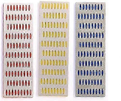 3 Pcs Diamond Sharpening Stone Plate Block for Kitchen Knife Sharpener 2" x 6" 26-27s