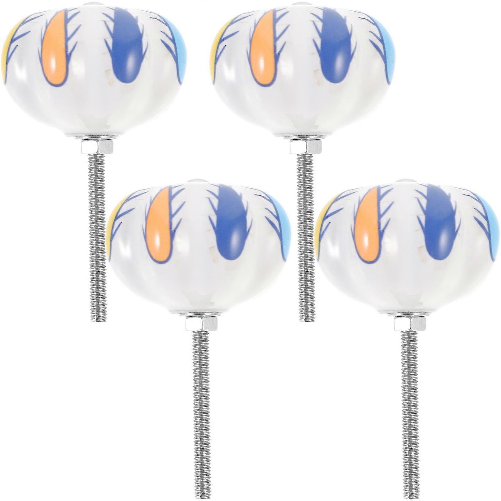 Furniture Pull Knobs Cabinet Knob Decorative Dresser Knob Drawer Pull Home Decoration 4Pcs