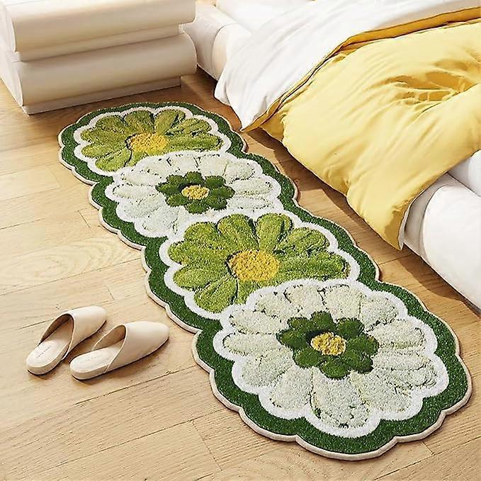 Non-slip daisy-shaped bath mat