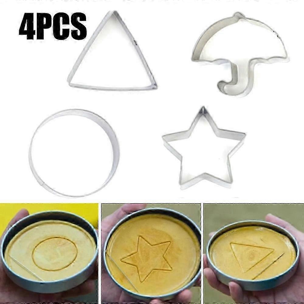 4pcs / set Cookie Sugar Baking Mould Biscuit Cutter Tool