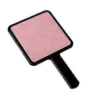 Makeup Mirror with Handle Good Grip Barber Hairdressing Handheld Mirror Square Makeup Vanity Mirror