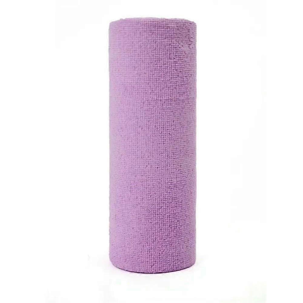Reusable Kitchen Cleaning Cloth Roll  Washable Paper Towel Replacement, 20 Sheets, Purple