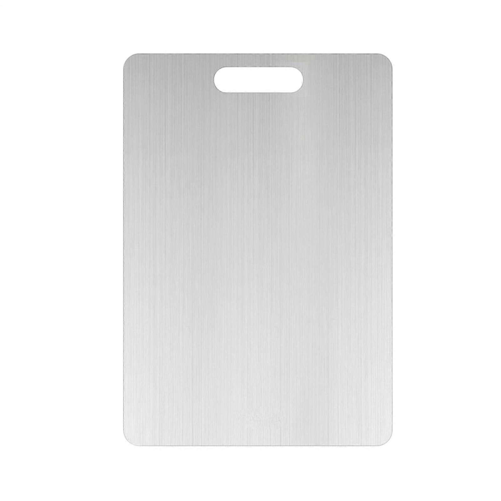Titanium Double Sided Cutting Board 489g Lightweight Slip Resistant Dishwasher Safe Kitchen Mat