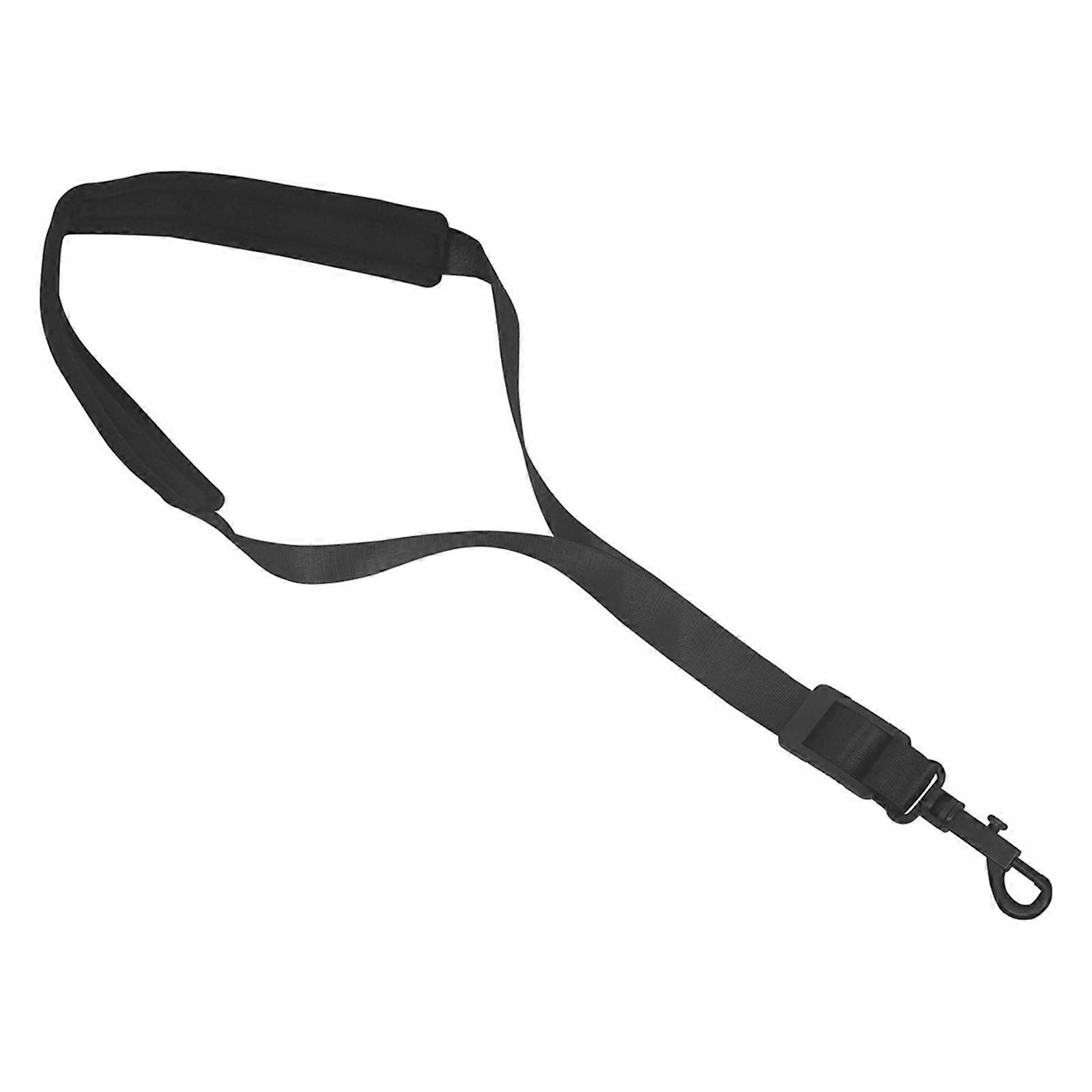 Adjustable Padded Saxophone Neck Strap with Breathable Comfort and Secure Snap Hook