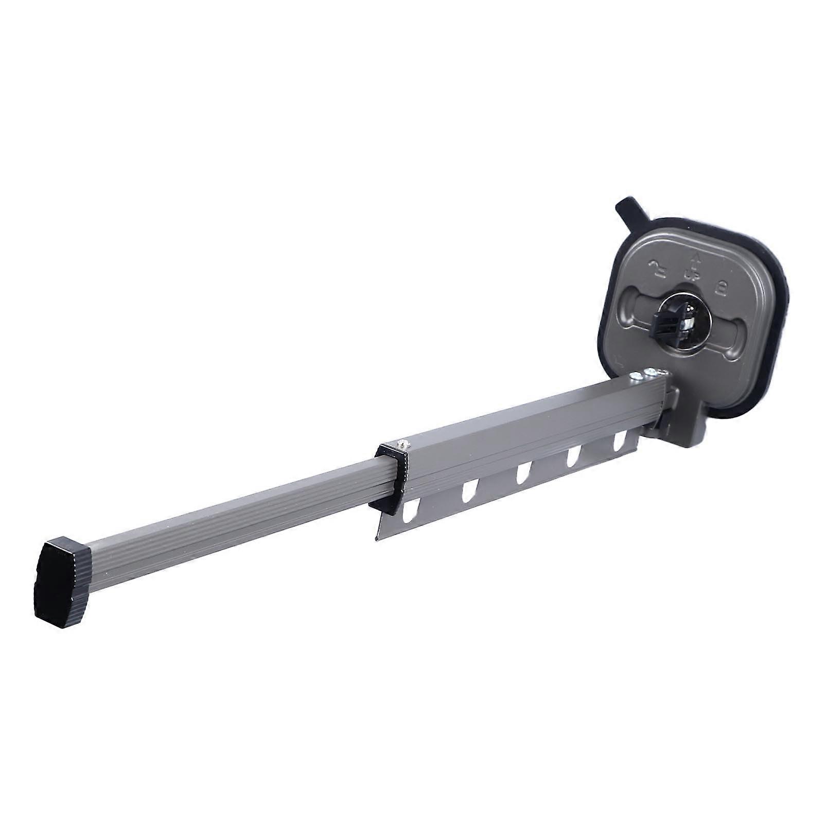 Wall Mounted Retractable Clothes Drying Rack with Strong Suction Cups, SpaceSaving Foldable Design for Balcony or Bathroom