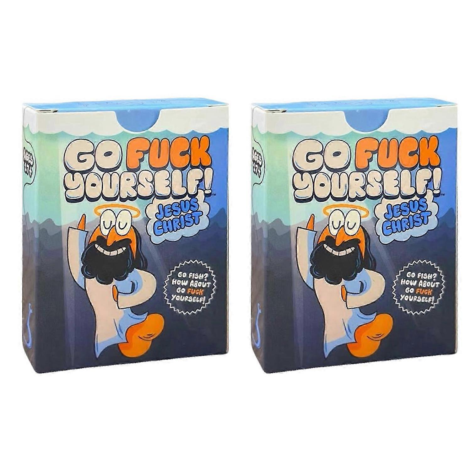 Go F k Yourself! Jesus Christ - Adults Go Fish Card Game, Hilarious Card Games, The Go Fish Game of Life's Little Humiliations