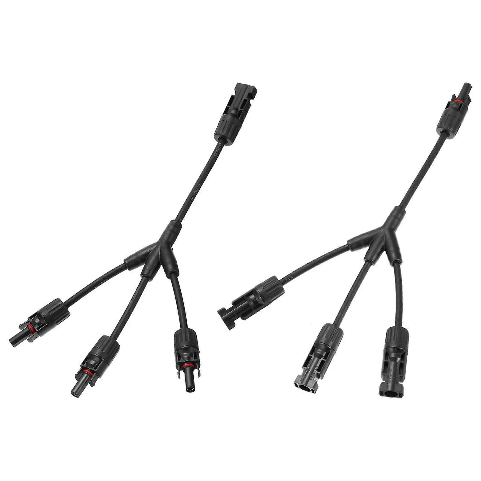 Solar Panel Connector 3 to 1 Y Branch Splitter IP67 Waterproof 1000V 30A Parallel Adapter