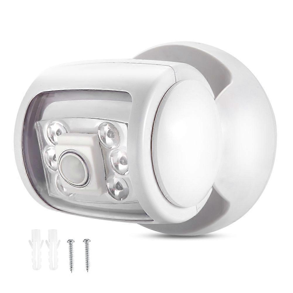 6V 360 Degree Rotatable Sensor Activated LED Outdoor Wall Light