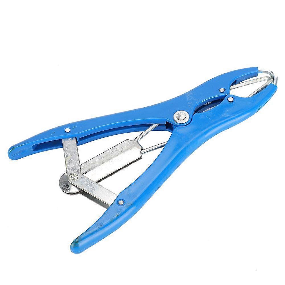 Pig Castration Forceps with 100 Rubber Rings, Veterinary Tool for Tail Removal.