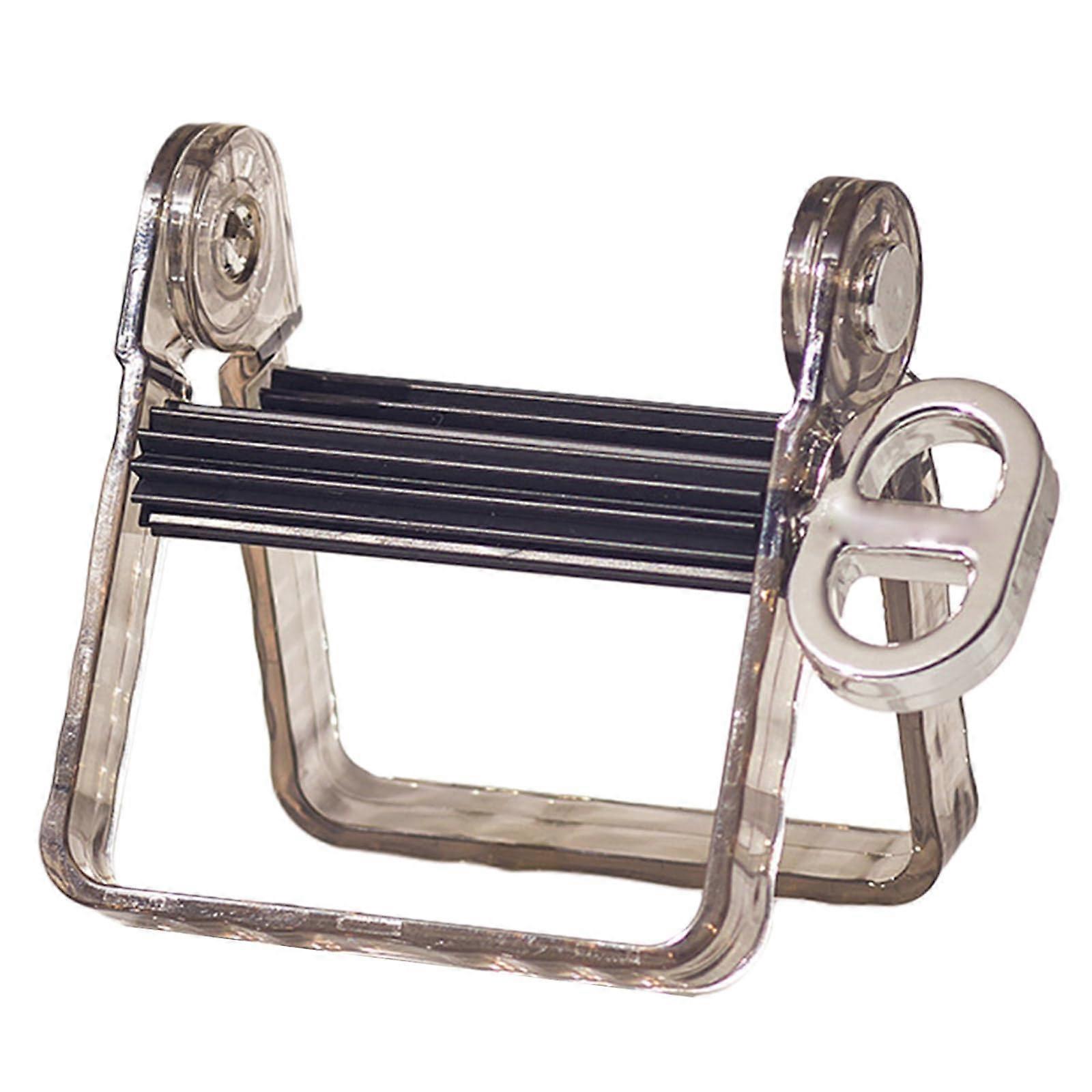 Toothpaste Squeezer Roller for Bathroom, Maximizes Tube Content, Reduces Waste, Black