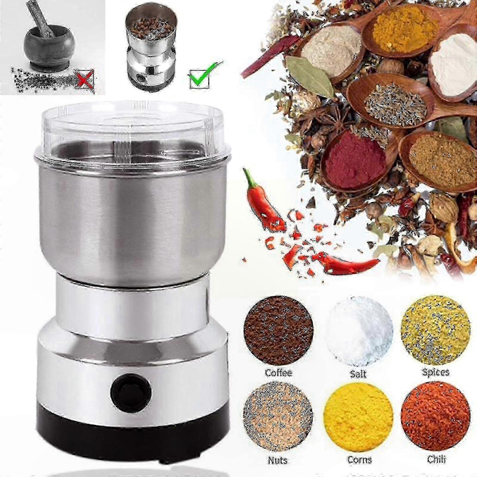 Electric Grain Mill for Coffee and Spices - 150W Multi-Function Kitchen Appliance