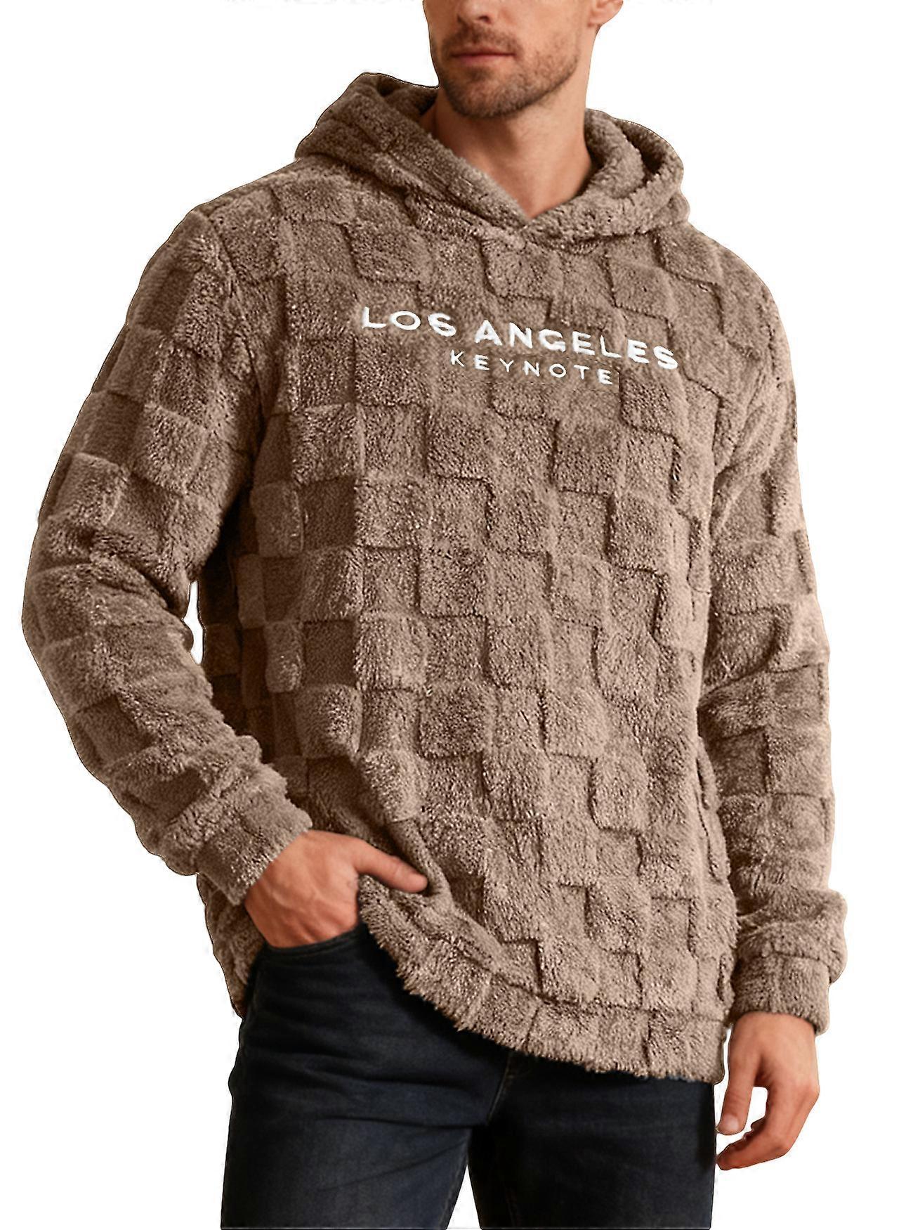 26 Men's Embroidered Lambswool Hoodie