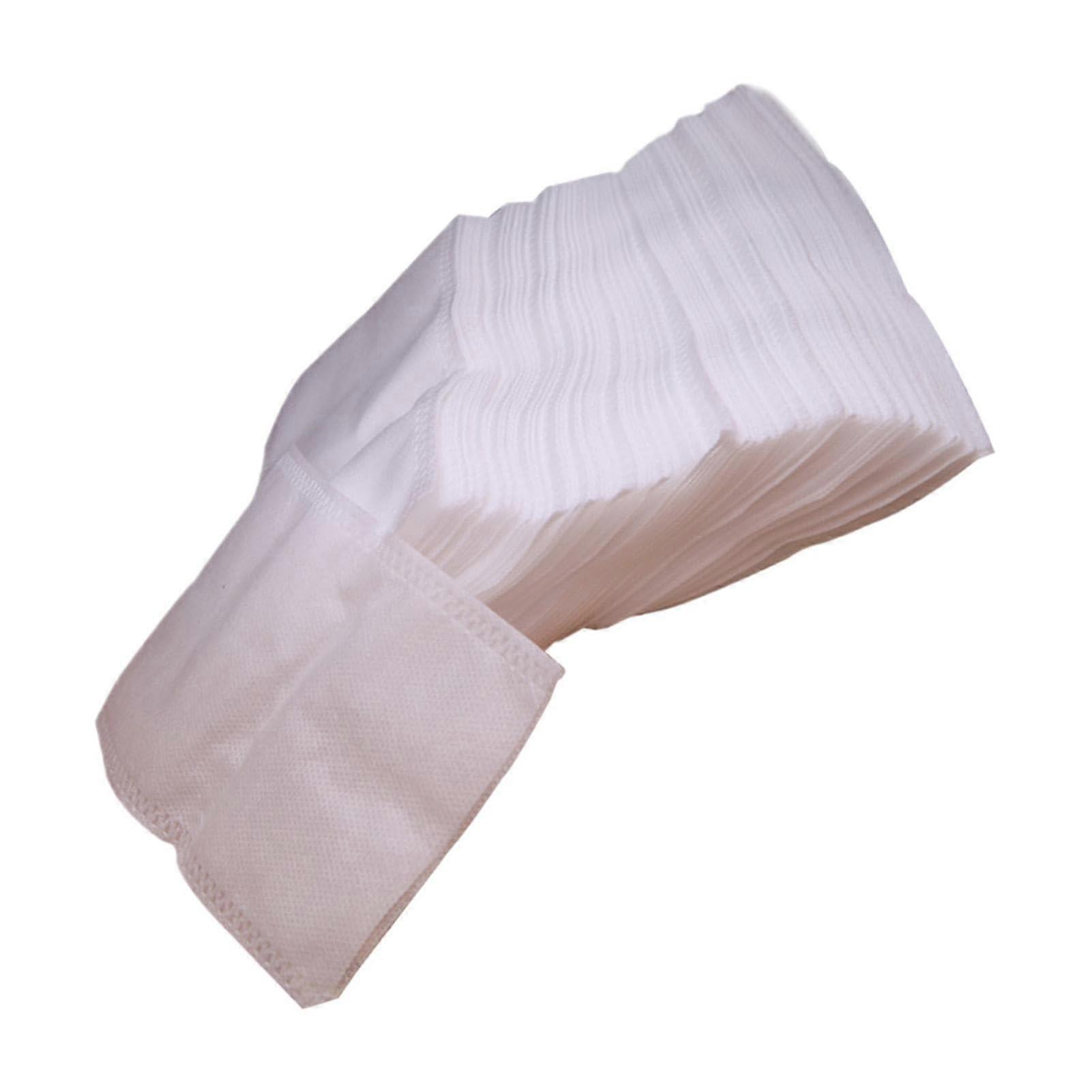 Tea Bags for Loose Tea and Cold Brew Coffee, Natural Unbleached Drawstring Filter, 100 Pack