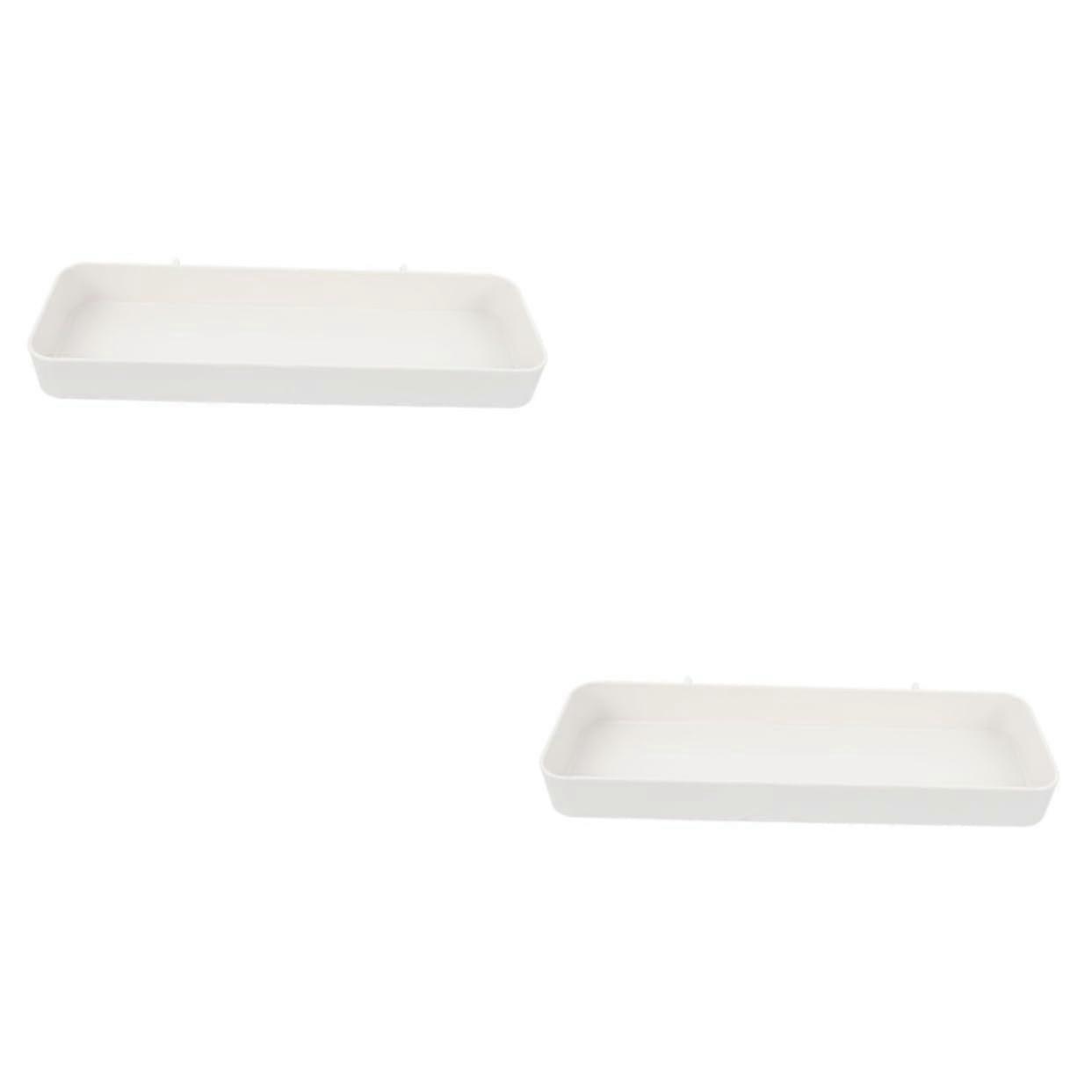 Pegboard Storage Bins 2pcs Durable Hanging Organizers for Tools and Crafts SpaceSaving Design