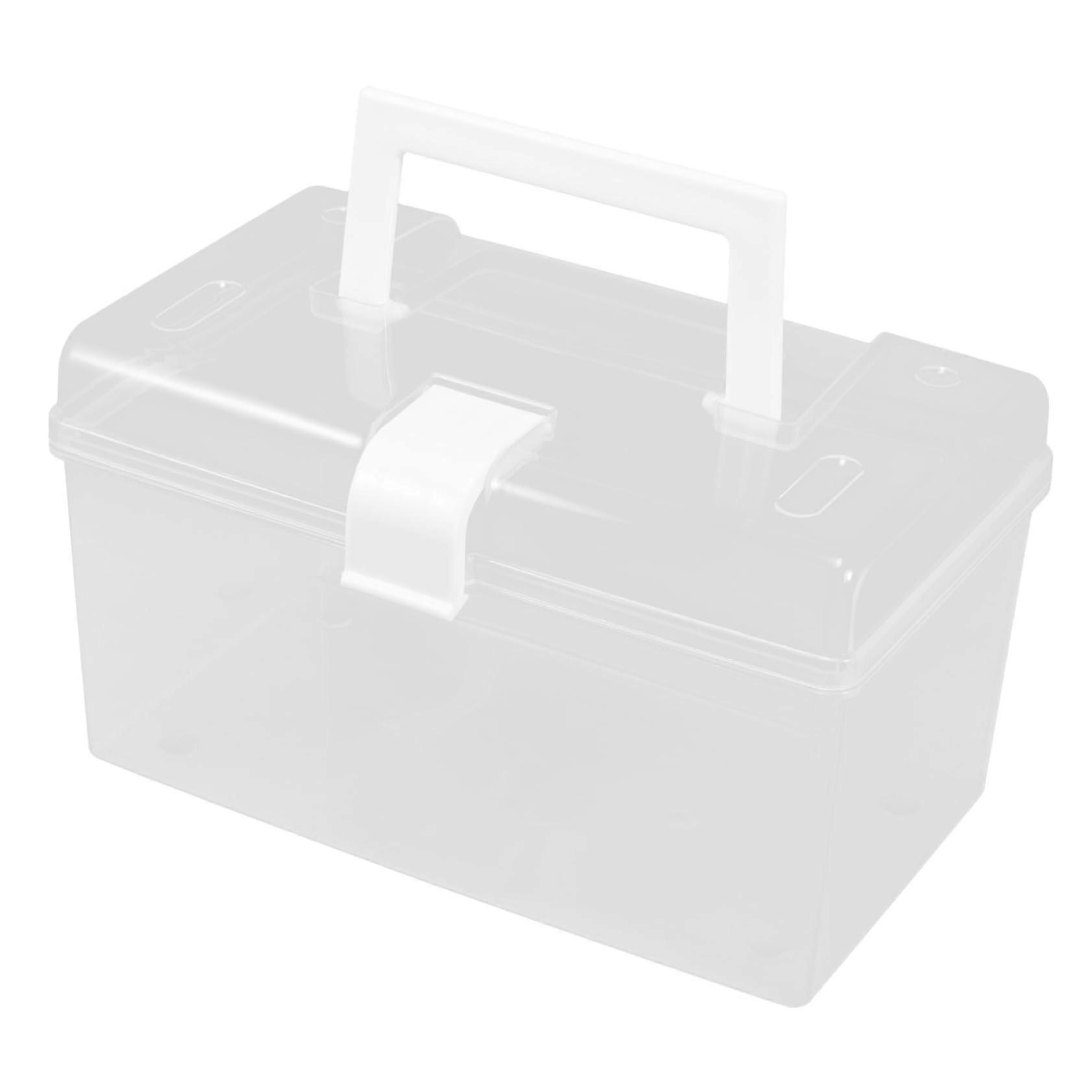Laundry Storage Box Transparent Stackable Container for Laundry Beads Detergent Organization PP