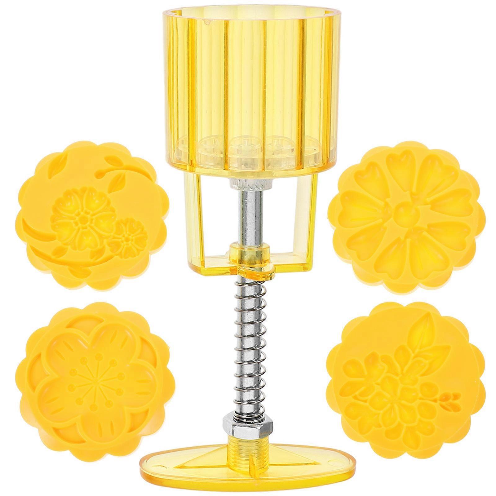 DIY Moon Cake Mold Hand Press for 1Set Baking Use Tool