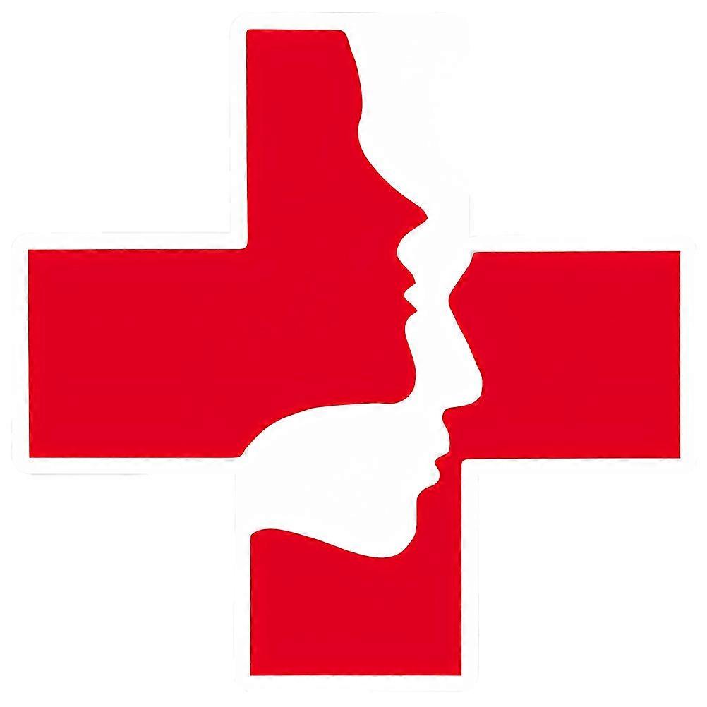 Sticker Kit Sticker Decal for Emergency Use Red PVC