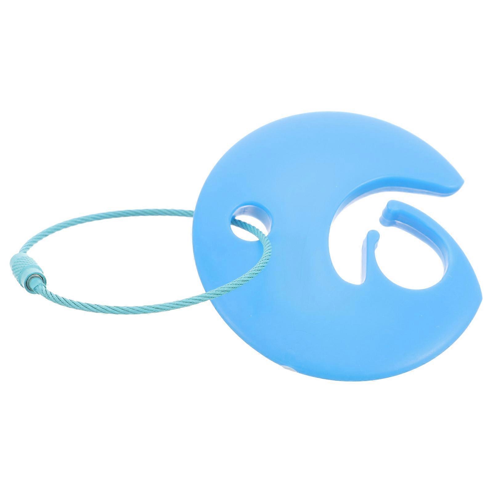 Flying Disc Buckle Hanging Convenient Disc Carrier Blue Pe Material
