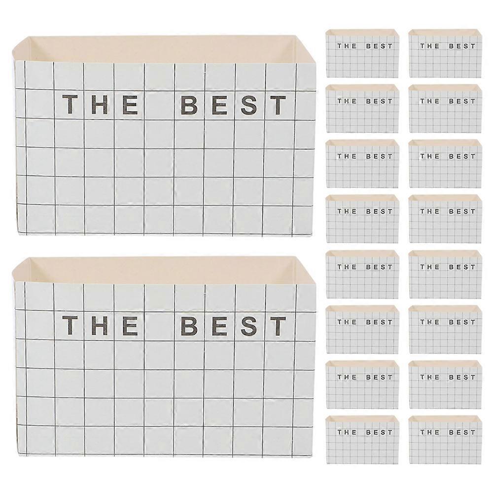 Sandwich Boxes Paperboard Boxes for Food Storage 50Pcs