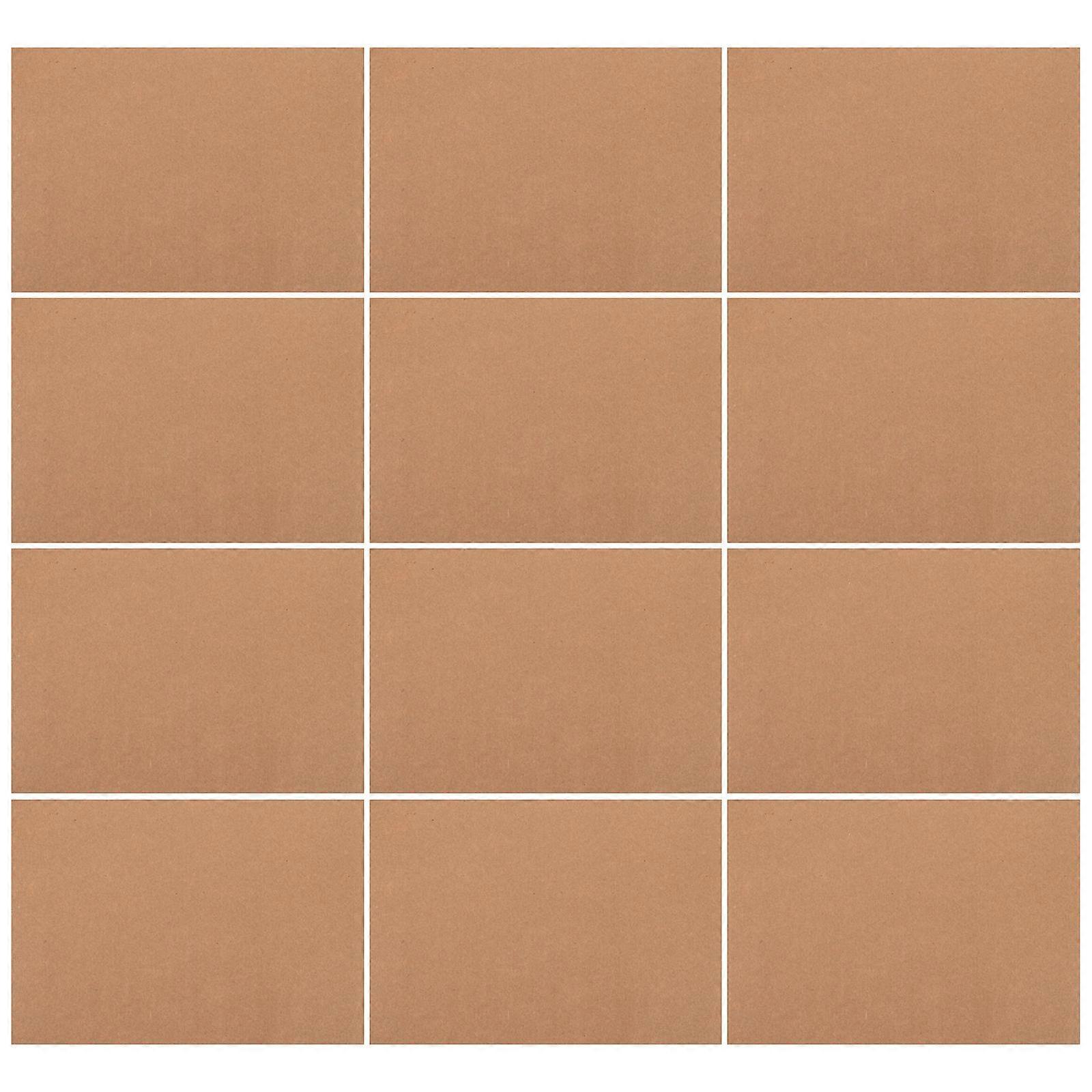 Scrapbooking Packaging Sheets Cardboard Sheet For Storage Organization Rectangular Shape Boxes Making 50Pcs