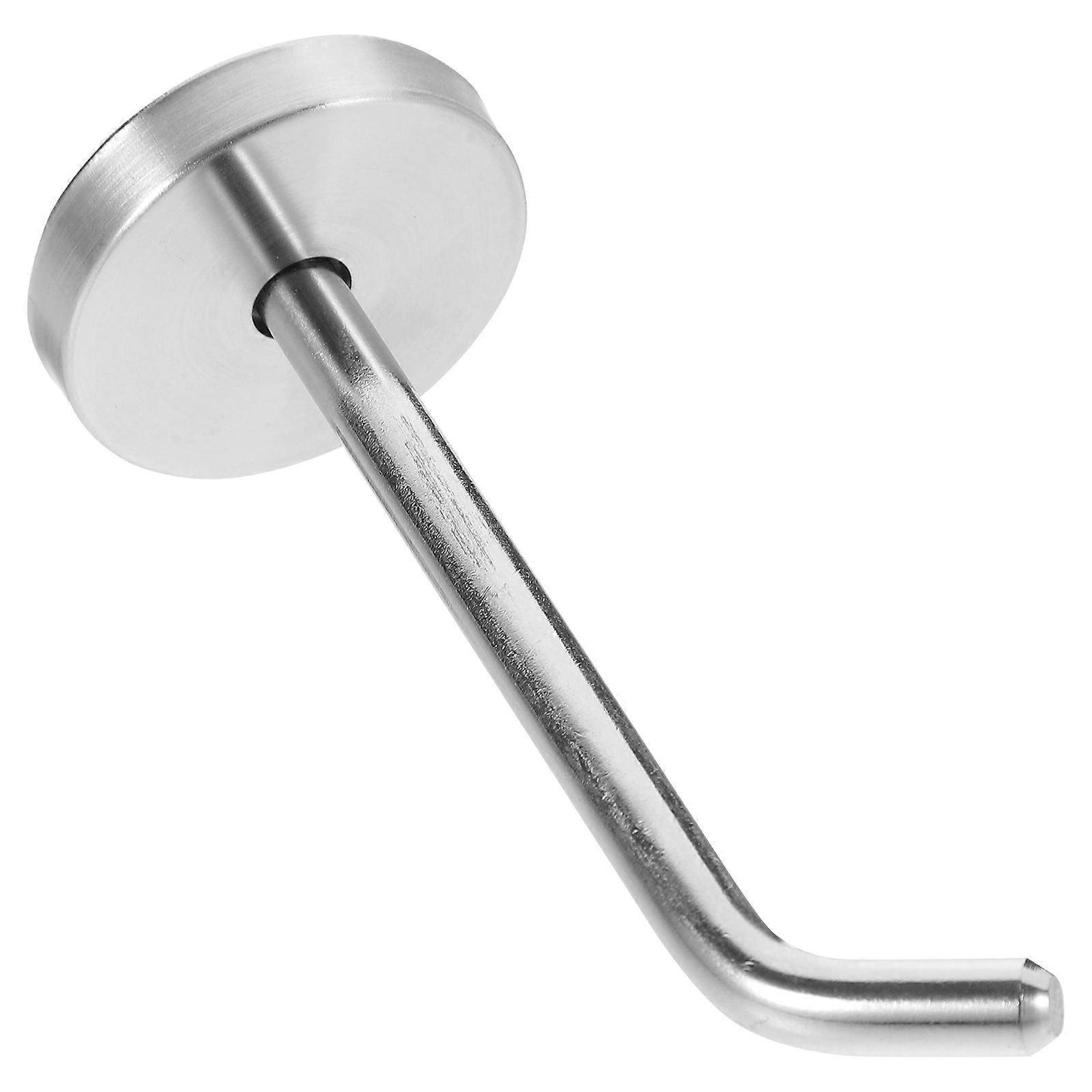 Multi-Functional Wall Hooks Stainless Steel for Hanging 2Sets Silver