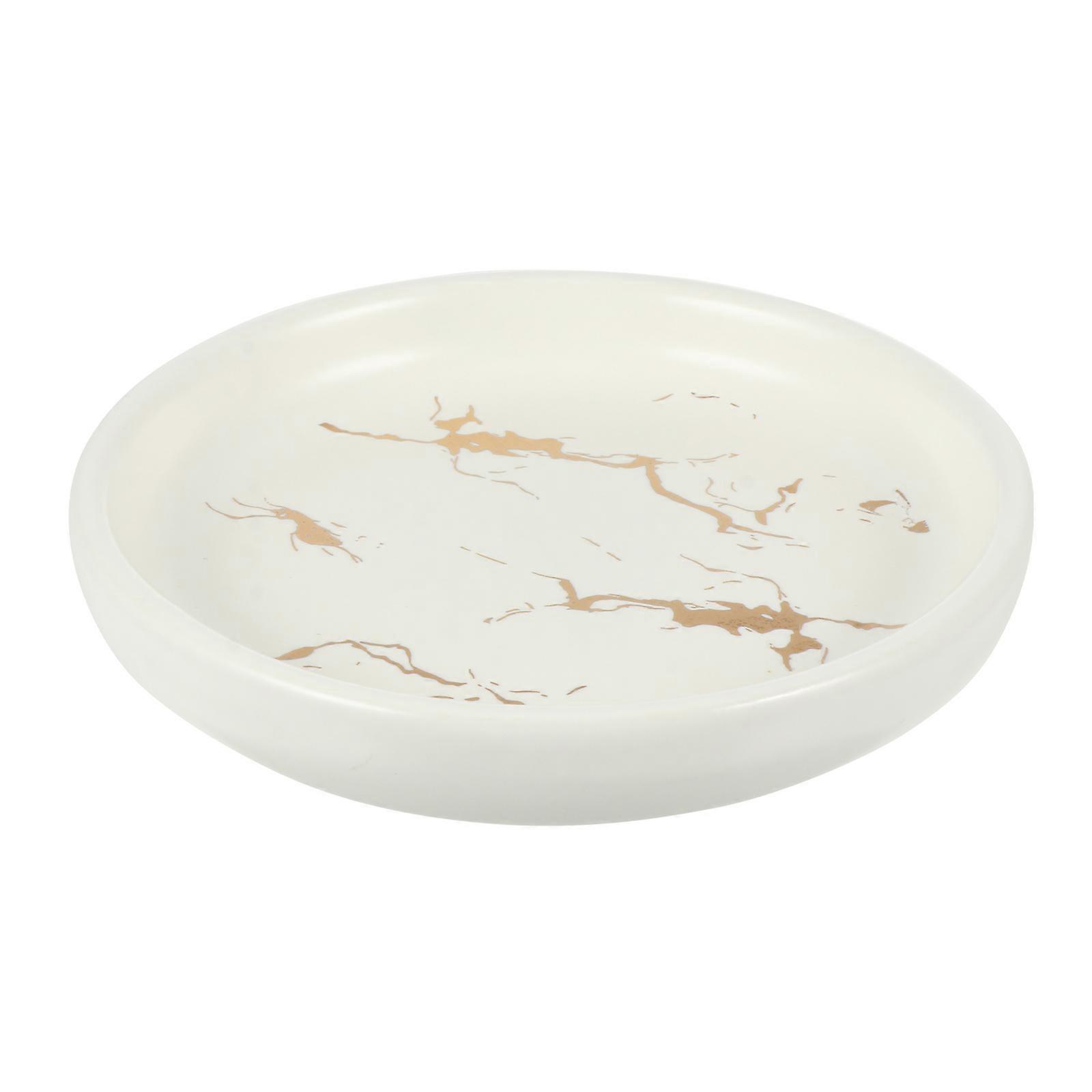 Ceramic Soap Dish Tray Nordic Style White Soap Holder for Storage