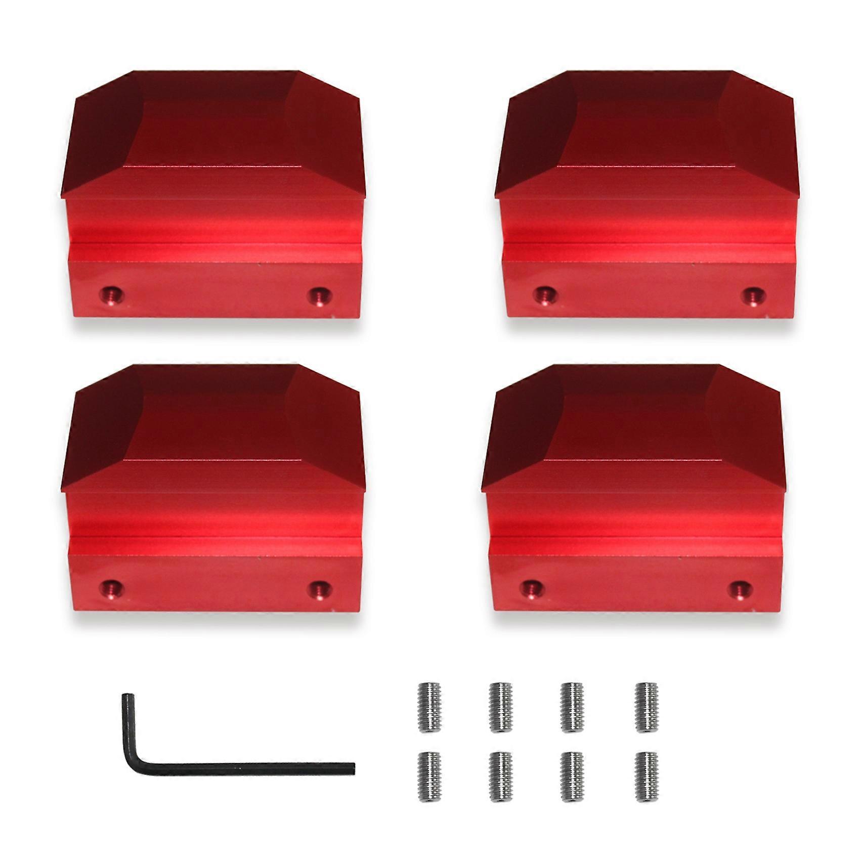 4 PCS Jack Pad Adapter Billet Anodized Jacking Lifting Pad