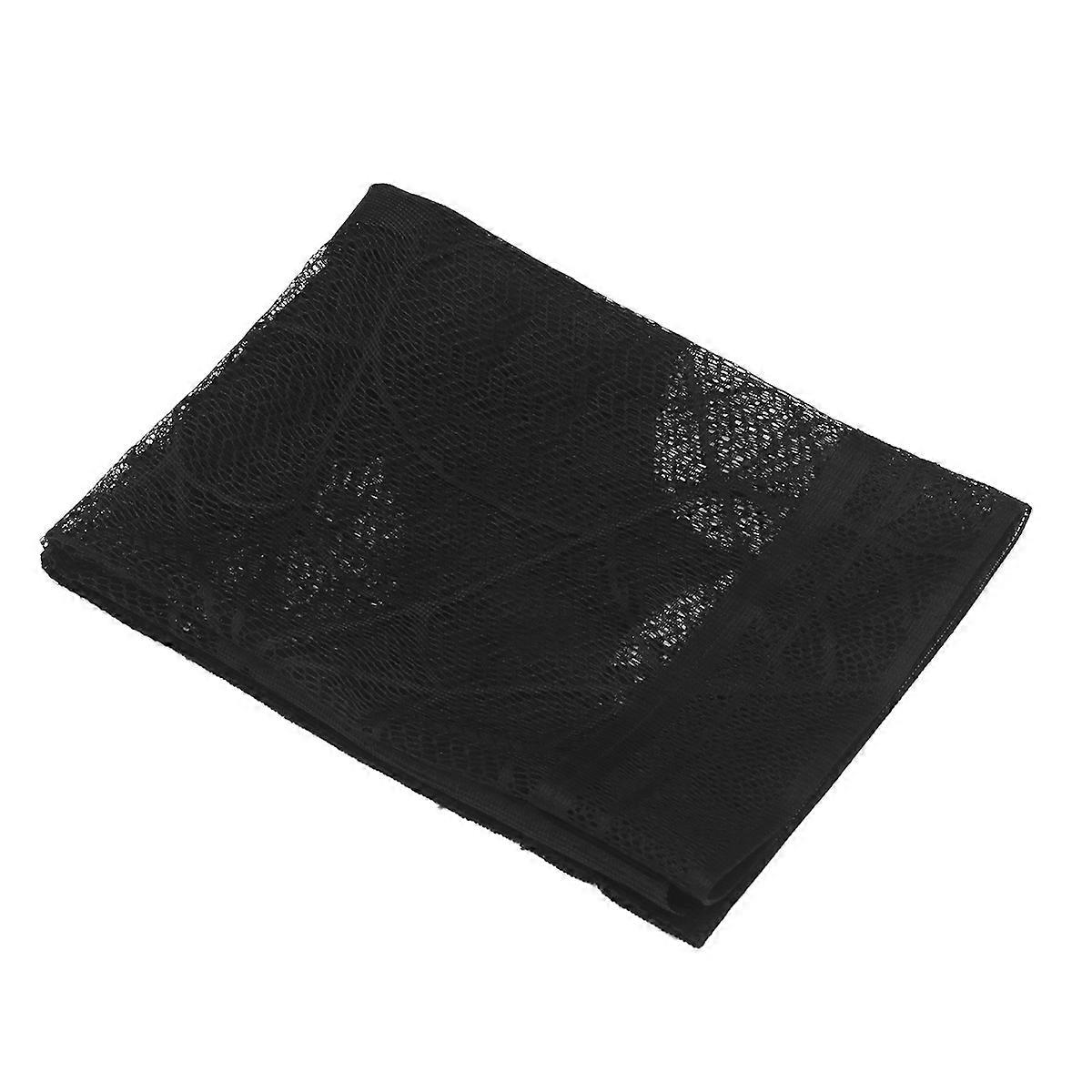 Halloween Fireplace Cloth Black Bat Spider Web Decor for Fireplace