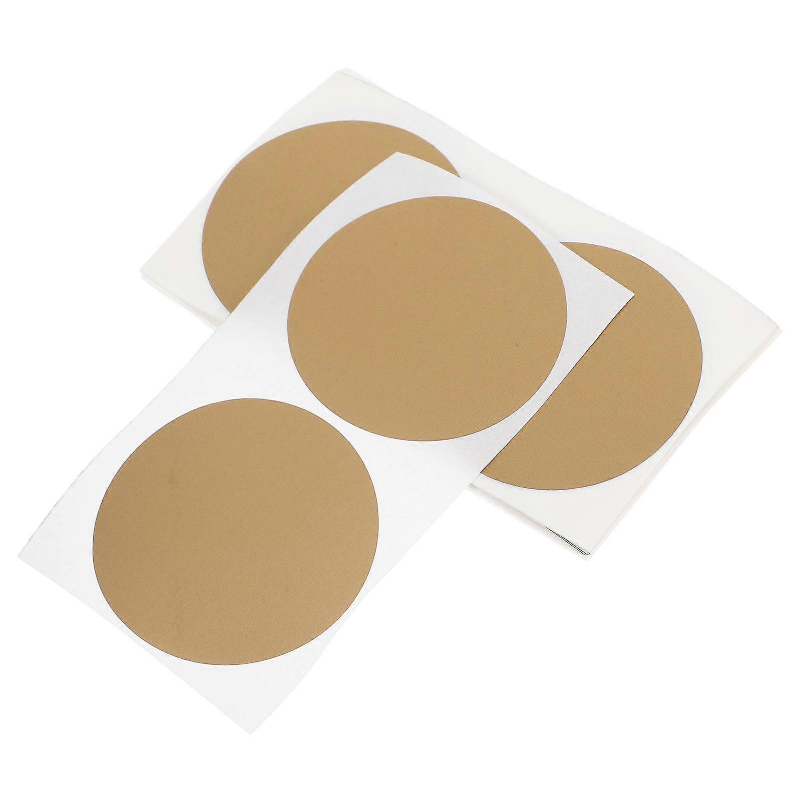 Scratch Off Stickers Round DIY Coating for Party 20 Sheets Set