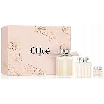 Chloe Gift Set EDP 100ml Spray - Body Lotion 100ml - EDP 5ml