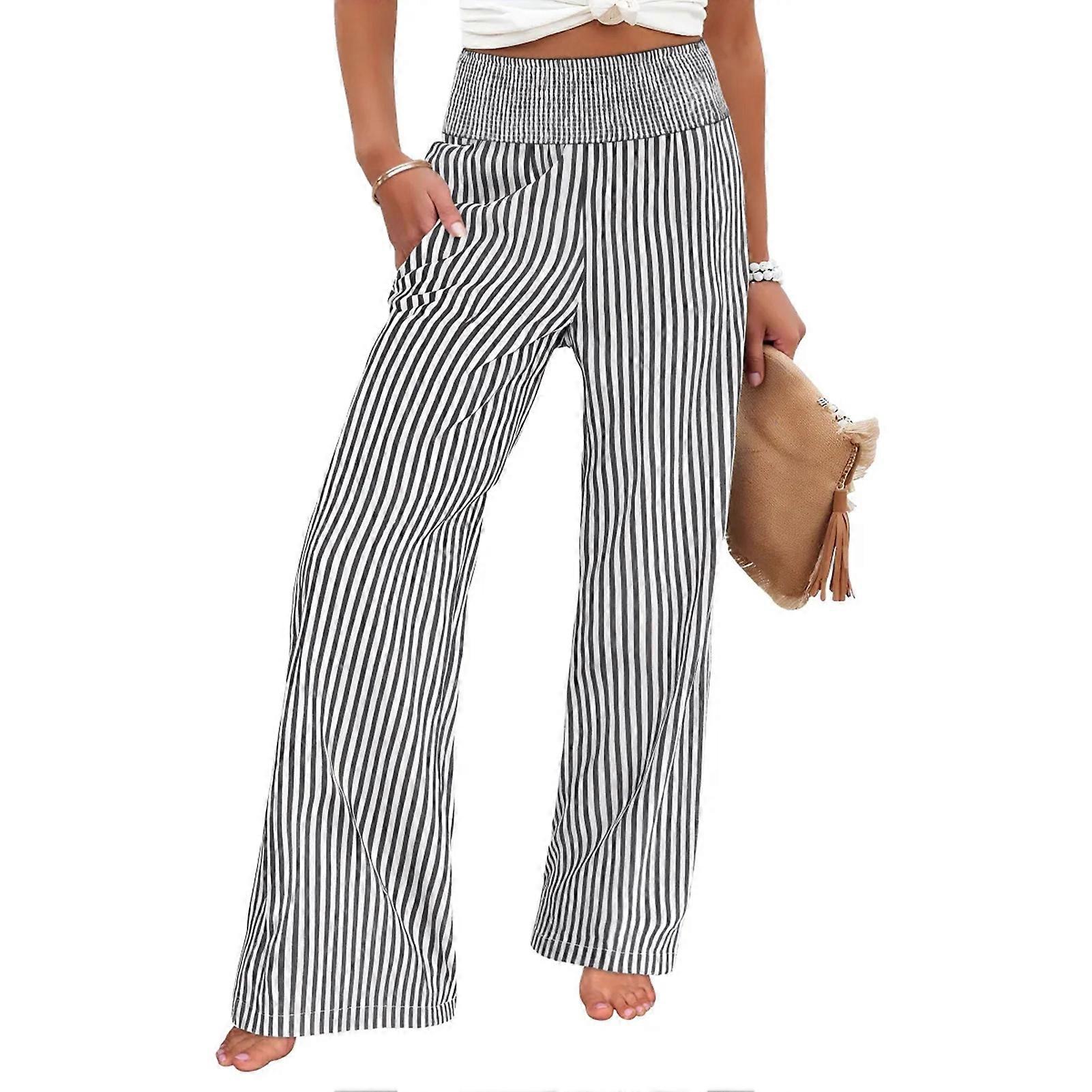 Women's Work Pants - with Pockets & Elastic - for Errands