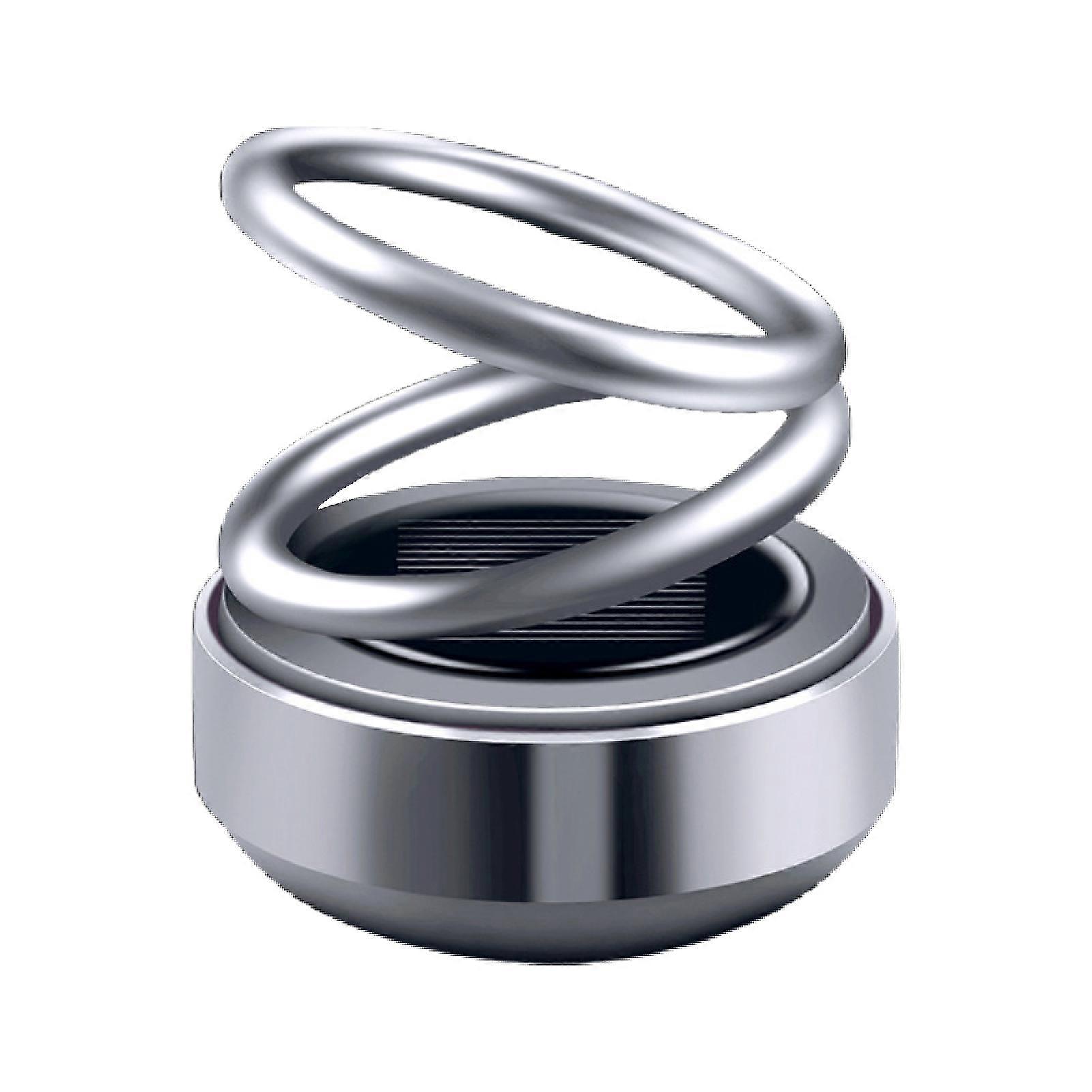 Solar Car Air Freshener Double Ring Rotating Diffuser