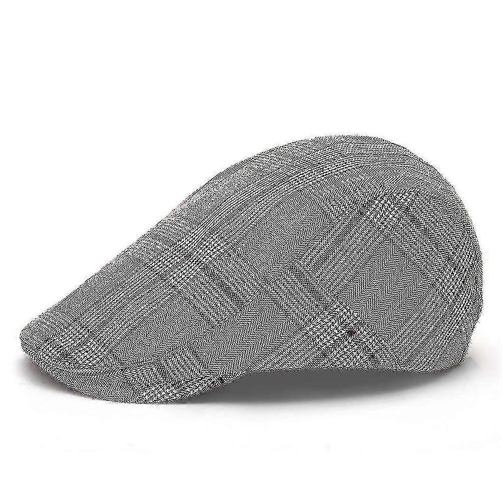 Mænd Baret Cap Flat Cap Efterår Vinter Hat Udendørs Woolen Cap