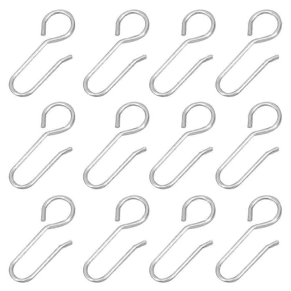Ceiling Curtain Hooks for Drapes 250Pcs Easy Install Silver Shower Hooks