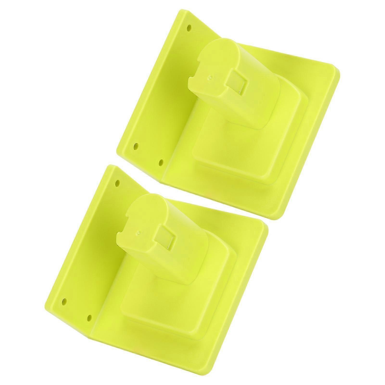 2Pcs ABS Wall Mount Bracket Tool Holder Stand Support Kit