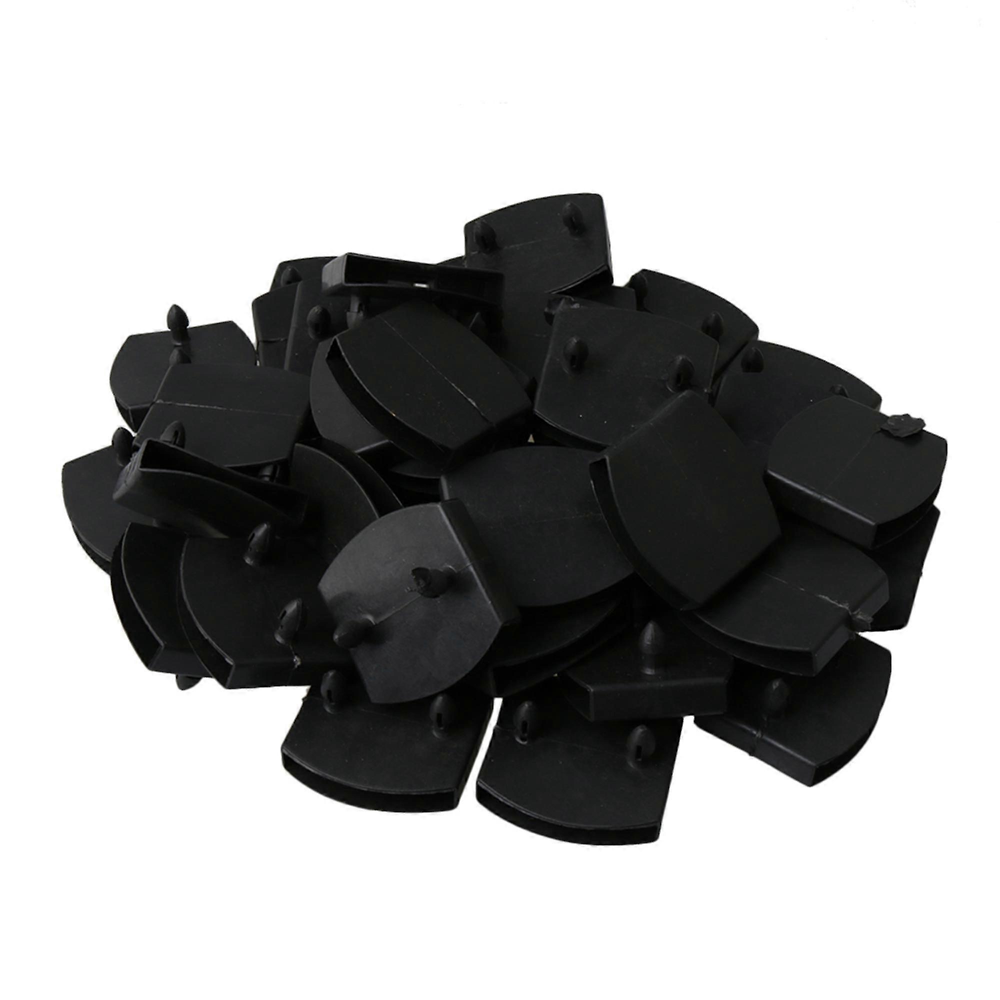 50pieces Plastic Double Centre Bed Slat Caps Holders Replacement Part