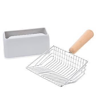 Metal Cat Litter Scoop for Home 1Set Household Pet Cleaning Litter Scoop