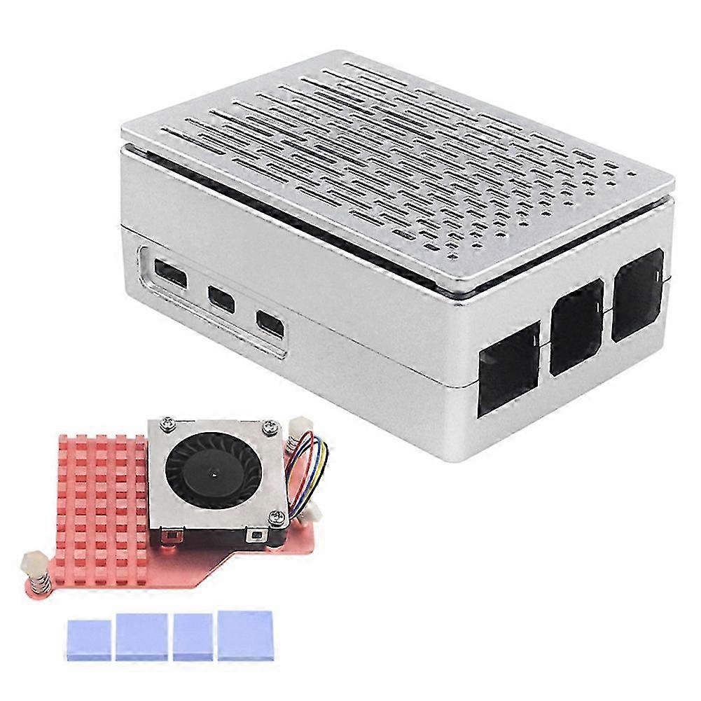 Radiator Case compatible withRaspberry Pi 5 Generation Case 3.5 Inch Display Protective Case with Copper Radiator