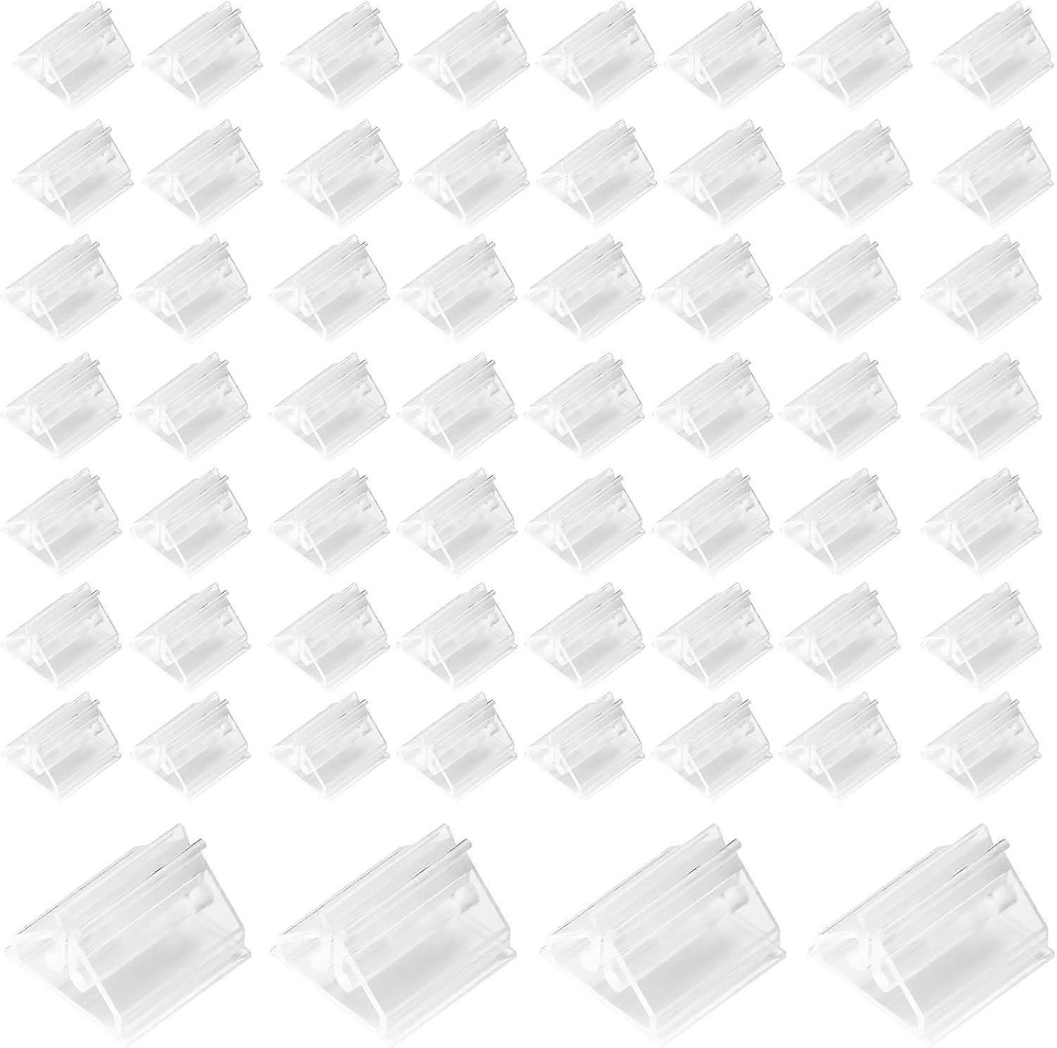 Conjunto de 60 porta-cartões de mesa em acrílico transparente de 1,9 cm (0,75 polegadas).