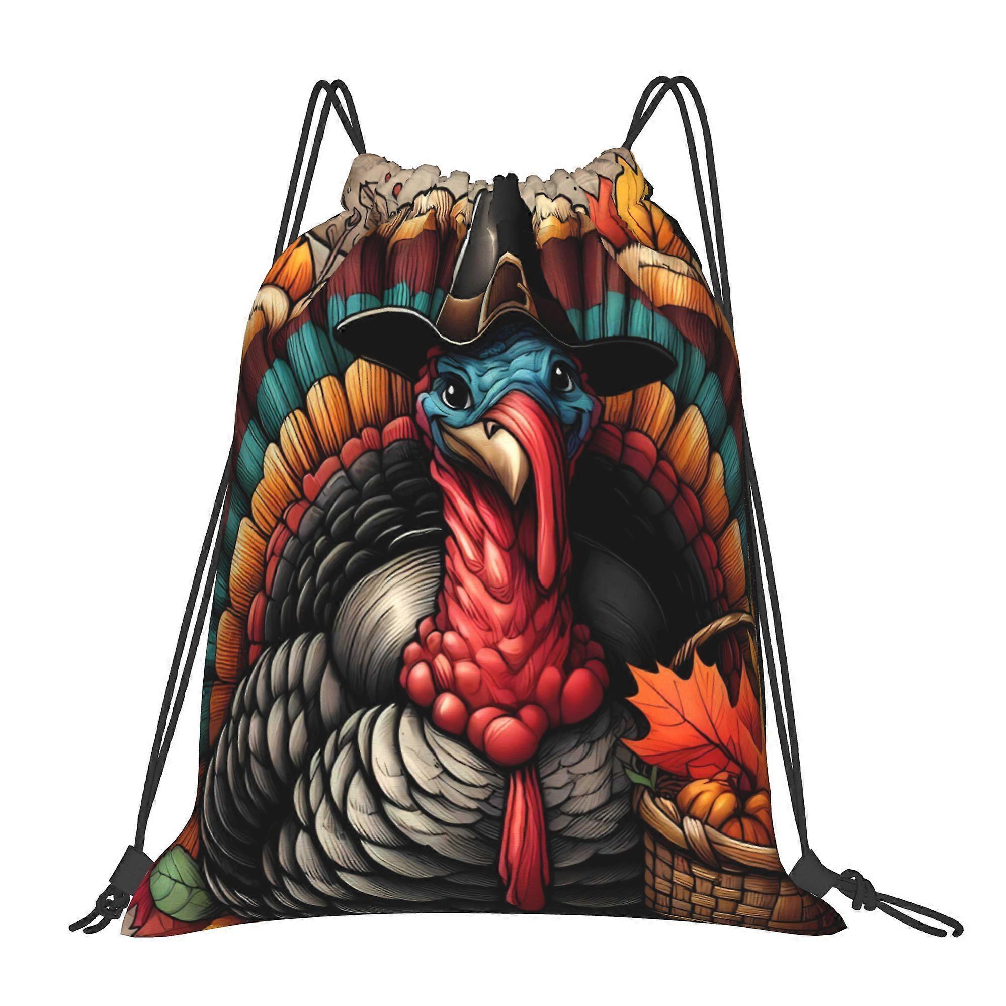 Thanksgiving Drawstring Bags-Dwazs
