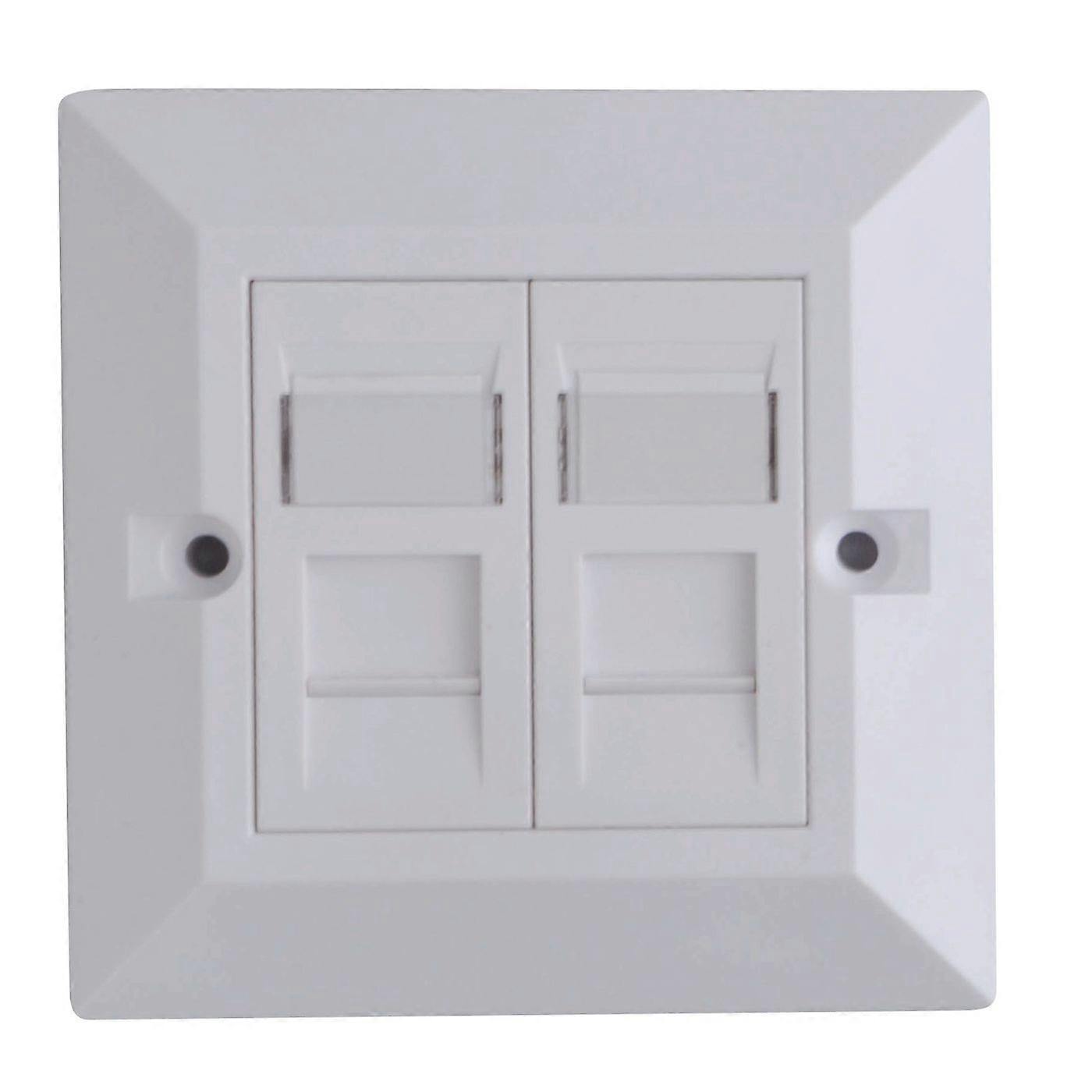 Placa frontal Cat6 tipo 86*86 mm