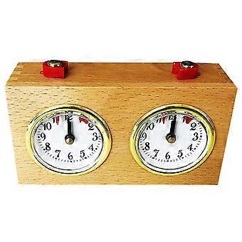 Wooden Chess Timer Tournament Competition Game Chess Clock Timer Gift Wind-Up Mechanical Accessories for