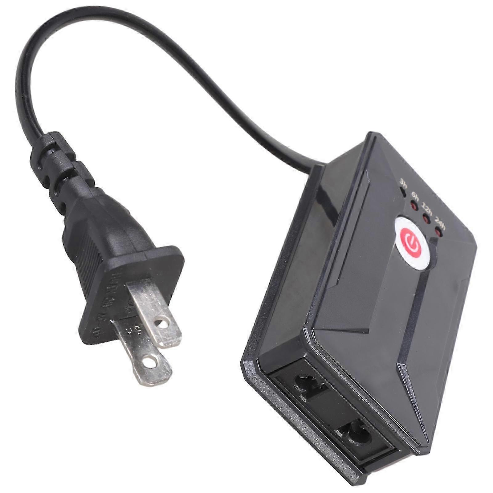 Programmable 24 Hours Timer Switches Intelligent Timer With Memory Function compatible with Lights Fan Hydroponics 4 Presets Intervals