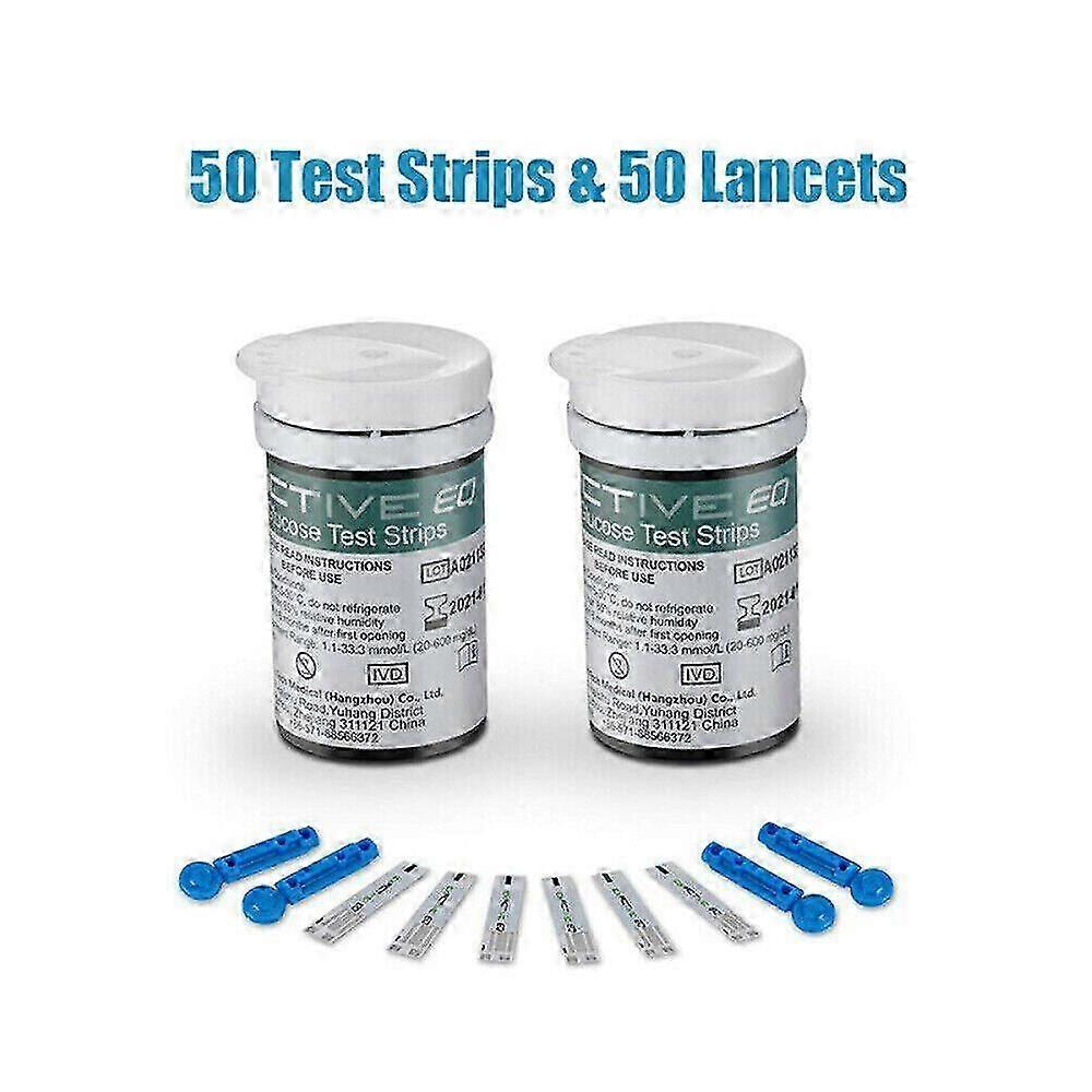 Smart Digital Display Glucometer Portable Blood Sugars Test Kit with Glucometer Strips