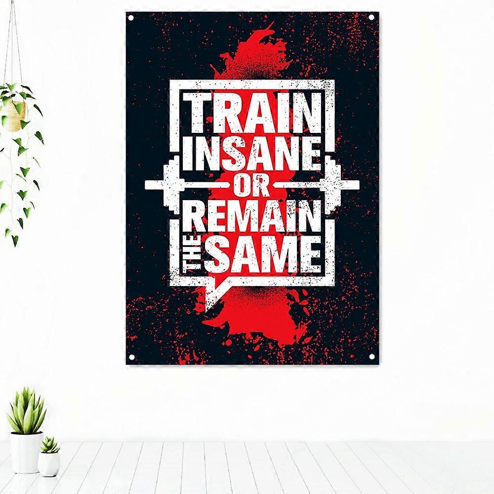 TRAIN INSANE Gym Flag BTN-026