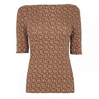 Ralph Lauren Womens/Ladies Judy Chain Print Boat Neck T-Shirt