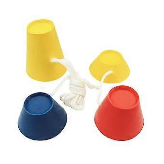 Pakke med 4 Jumbo Golf Rubber Tees - Assorterte farger